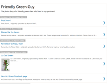 Tablet Screenshot of friendlygreenguy.blogspot.com