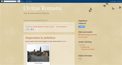 Desktop Screenshot of civitasromana.blogspot.com