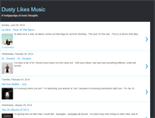 Tablet Screenshot of dustylikesmusic.blogspot.com