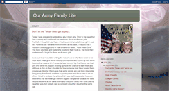 Desktop Screenshot of ourarmyfamilylife.blogspot.com