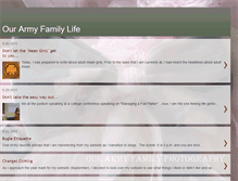 Tablet Screenshot of ourarmyfamilylife.blogspot.com