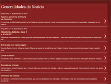 Tablet Screenshot of generalidadesdanoticia.blogspot.com