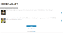 Tablet Screenshot of carolinakluft2.blogspot.com