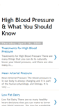 Mobile Screenshot of knowyourbloodpressure.blogspot.com