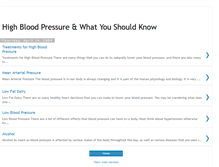 Tablet Screenshot of knowyourbloodpressure.blogspot.com