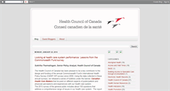 Desktop Screenshot of healthcouncilcanada.blogspot.com