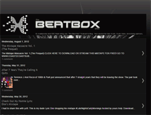 Tablet Screenshot of beatboxshowblog.blogspot.com