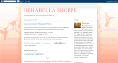 Desktop Screenshot of behabellashoppe.blogspot.com