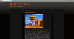 Desktop Screenshot of iubirepatimasa.blogspot.com