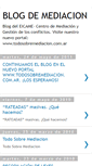 Mobile Screenshot of foromediacion.blogspot.com