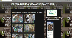 Desktop Screenshot of iglesiabiblicavidaabundante.blogspot.com