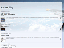Tablet Screenshot of adnannaim.blogspot.com