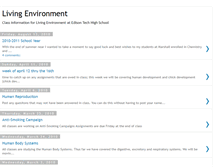 Tablet Screenshot of ethslivingenvironment.blogspot.com