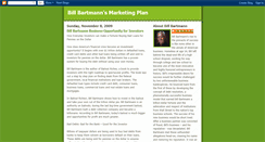 Desktop Screenshot of billbartmannhowtowriteamarketingplan.blogspot.com