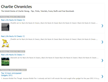 Tablet Screenshot of charliesportal.blogspot.com