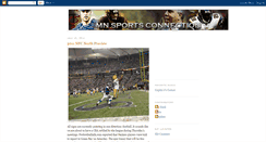 Desktop Screenshot of mnsportsconnection.blogspot.com