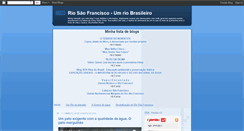 Desktop Screenshot of conhecendooriosaofrancisco.blogspot.com
