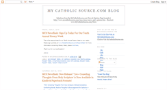 Desktop Screenshot of mycatholicsource.blogspot.com