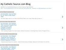 Tablet Screenshot of mycatholicsource.blogspot.com