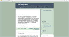 Desktop Screenshot of brokerroulette.blogspot.com