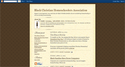 Desktop Screenshot of blackchristianhomeschool.blogspot.com