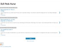 Tablet Screenshot of dlr-pedsnurse.blogspot.com