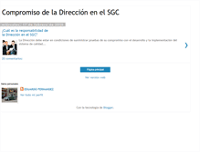 Tablet Screenshot of compromisodeladireccionenelsgc.blogspot.com