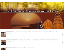 Tablet Screenshot of historiavaisnavadelaindia.blogspot.com