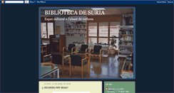 Desktop Screenshot of bibliotecadesuria.blogspot.com