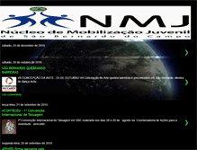 Tablet Screenshot of nucleodemobilizacaojuvenil.blogspot.com