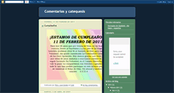 Desktop Screenshot of comentariosycatequesis.blogspot.com
