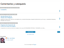 Tablet Screenshot of comentariosycatequesis.blogspot.com