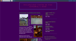Desktop Screenshot of discapacidacentrodevida.blogspot.com