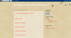 Desktop Screenshot of belezaartecenica.blogspot.com