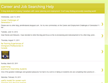 Tablet Screenshot of careerandjobsearchinghelp.blogspot.com