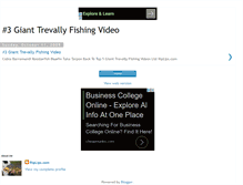 Tablet Screenshot of 3gianttrevallyvideo.blogspot.com