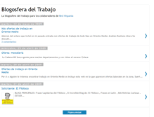 Tablet Screenshot of blogosferadeltrabajo.blogspot.com
