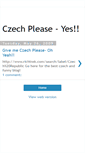 Mobile Screenshot of czechpleaseyes.blogspot.com