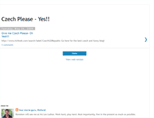 Tablet Screenshot of czechpleaseyes.blogspot.com