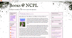 Desktop Screenshot of booksncpl.blogspot.com