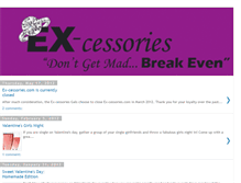 Tablet Screenshot of ex-cessories.blogspot.com