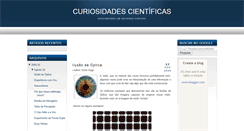 Desktop Screenshot of curiosidade-cientifica.blogspot.com