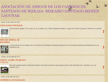 Tablet Screenshot of caminosantiagobizkaia.blogspot.com