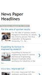 Mobile Screenshot of news-paper-headlines.blogspot.com