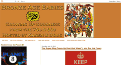 Desktop Screenshot of bronzeagebabies.blogspot.com