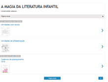 Tablet Screenshot of magiadaliteratura.blogspot.com