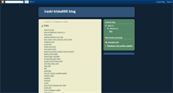 Desktop Screenshot of iraski-kiska888.blogspot.com