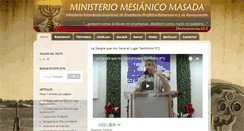 Desktop Screenshot of ministeriomasada.blogspot.com