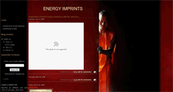 Desktop Screenshot of energyimprints.blogspot.com