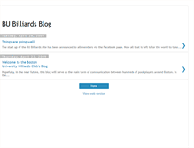 Tablet Screenshot of bubilliards.blogspot.com
